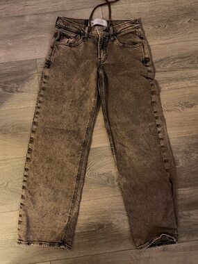 GAP Women's Straight-Leg Jeans in Brown Wash